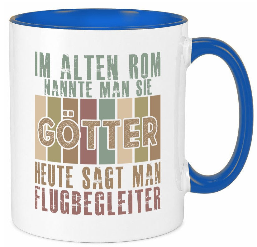 Heute sagt man: Flugbegleiter | Steward Flughafen Humor Geschenkidee Tasse