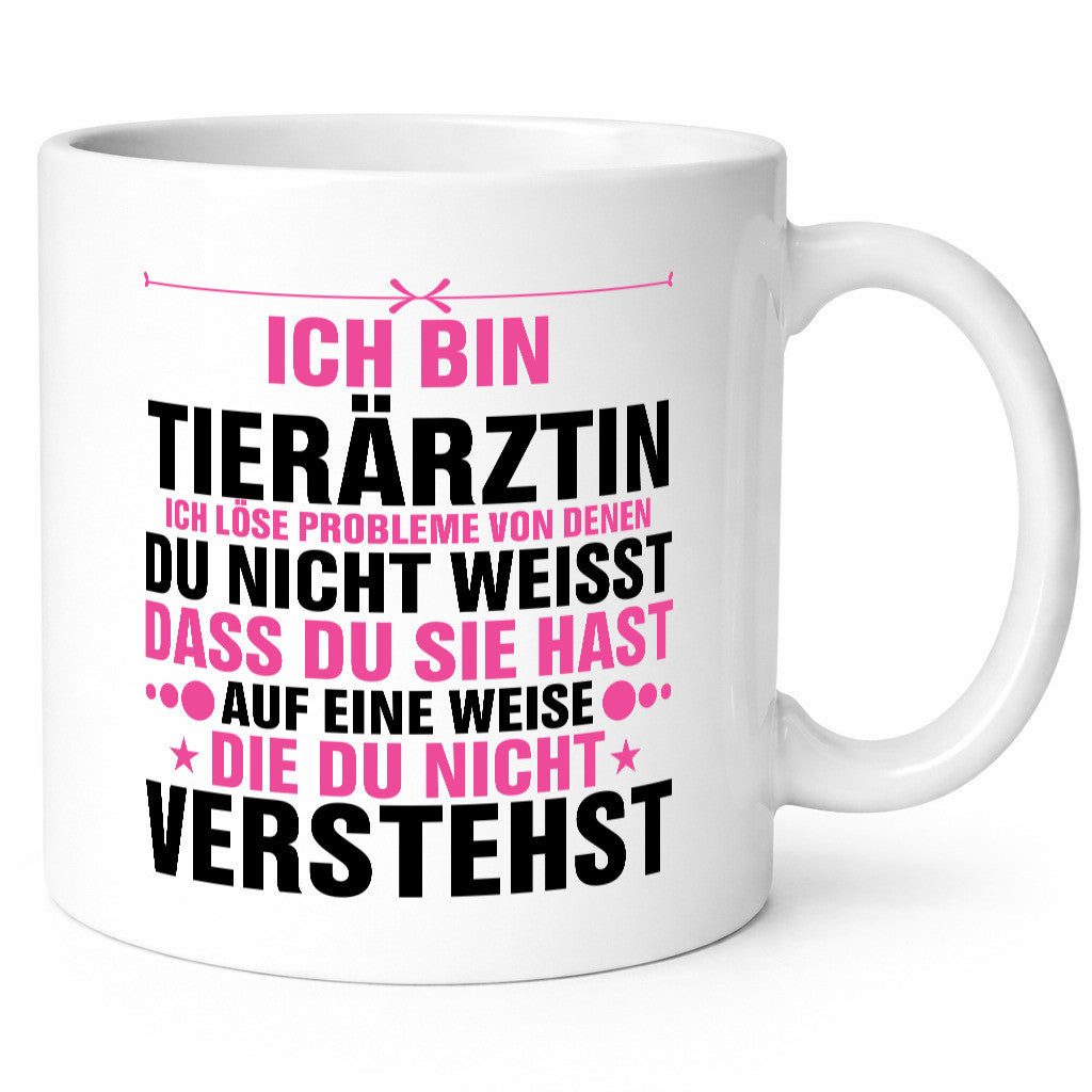 Löse Probleme: Tierärztin | Mediziner Tiermedizin Geschenk Tierliebhaber Humor