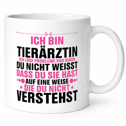 Löse Probleme: Tierärztin | Mediziner Tiermedizin Geschenk Tierliebhaber Humor