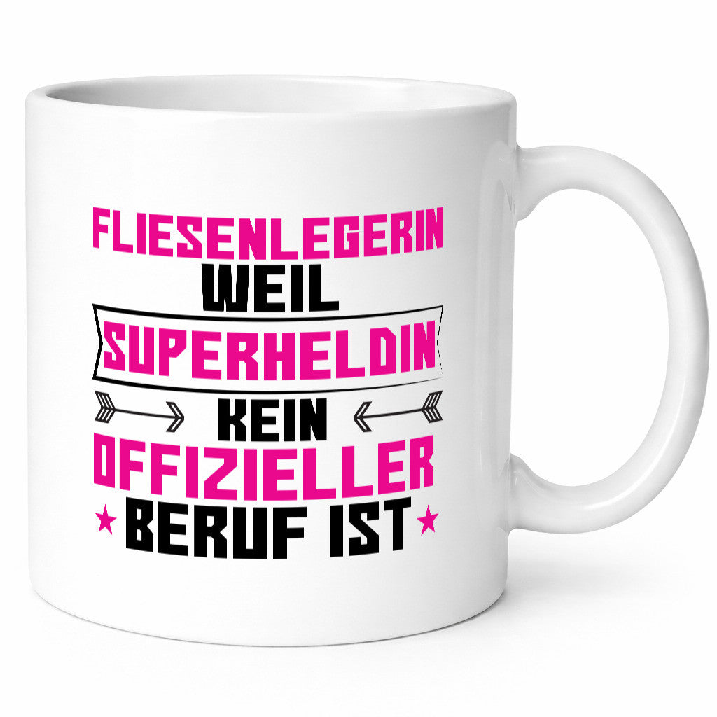 Superheldin Fliesenlegerin | Fliesenlegen Bau Geschenk Humor Geschenkidee