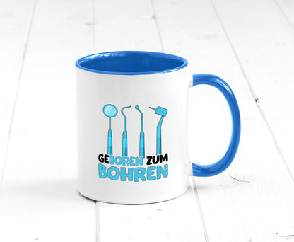 Geboren zum Bohren | Zahnarzthelferin Zahnarzt lustiger Spruch Geschenk Humor