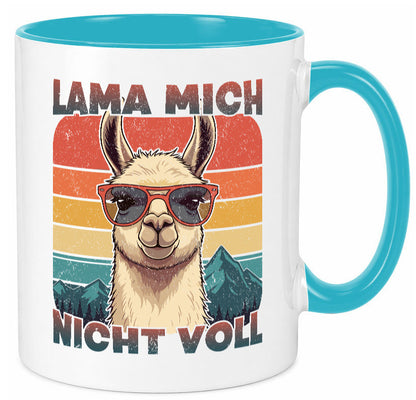 Lama mich nicht voll | Alpaka Kamel Retro lustig Humor Geschenkidee Geschenk