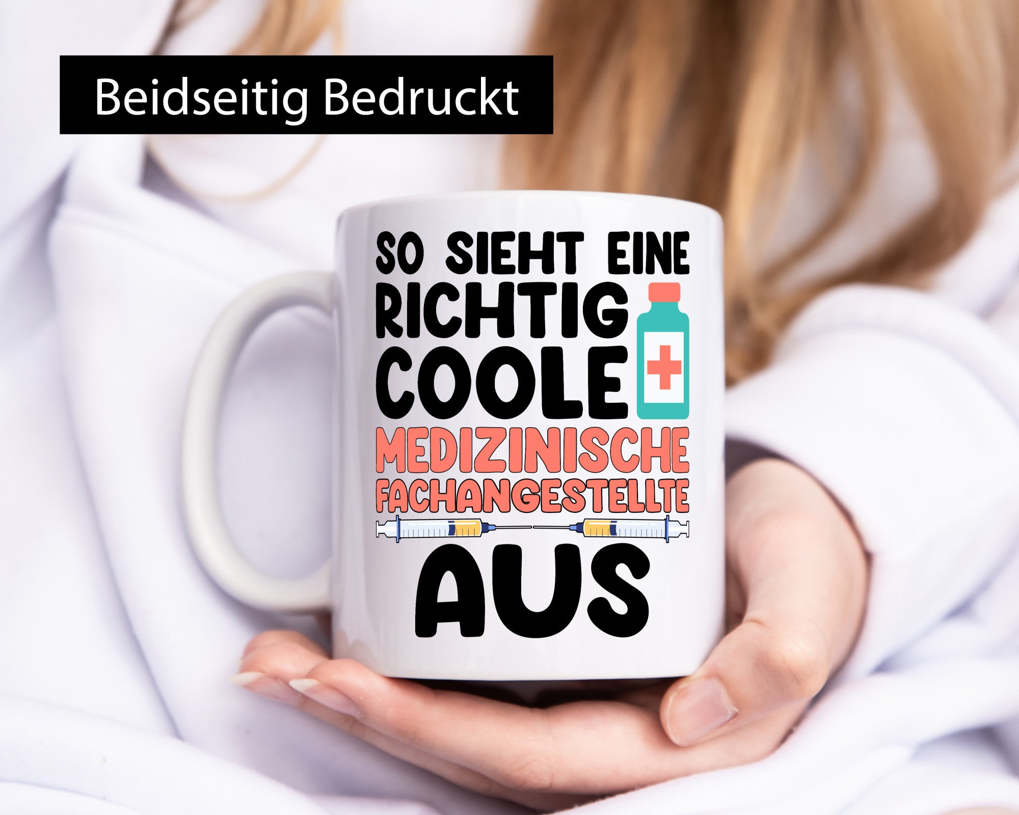 Coole Medezinsche Fachangestellte | Arzthelferin Geschenkidee Humor Tasse