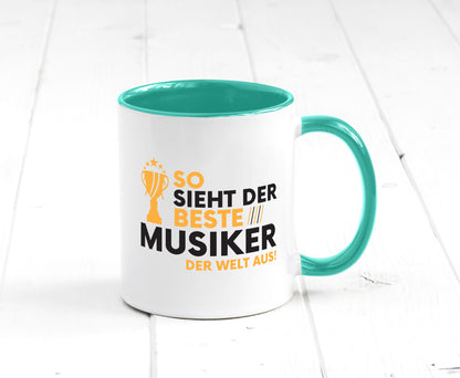 Der Weltbeste Musiker | Musik Musikant lustig Humor Geschenkidee Geschenk Tasse