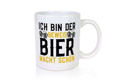Beweis Bier macht schön | Biertrinker Party Pils Geschenk Humor Geschenkidee