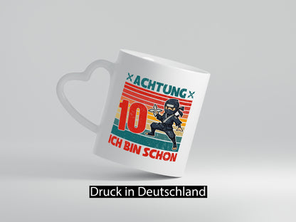 10. Geburtstag | 10 Jahre Ninja Kindergeburtstag lustig Geschenkidee Geschenk