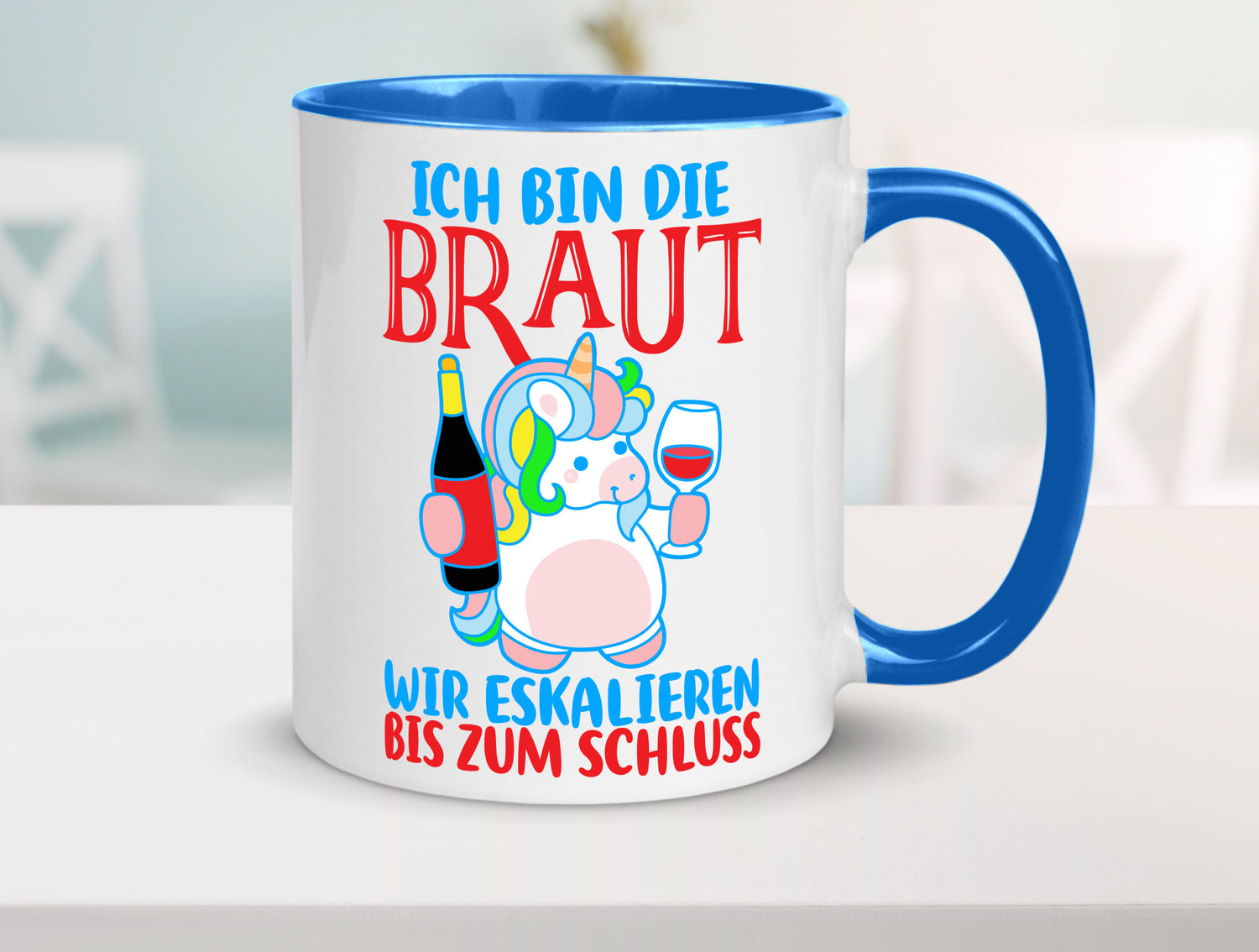 Junggesellinnenabschied | JGA Braut Einhorn Eskalation v2 lustig Humor