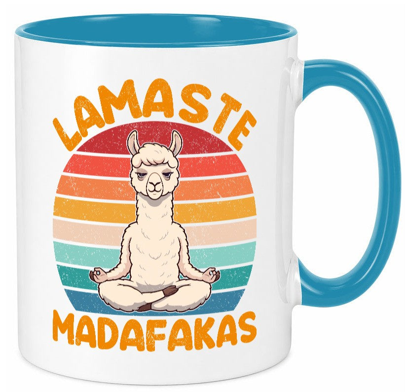 Lamaste | Madafakas Lama Vintage Humor Geschenkidee Tasse