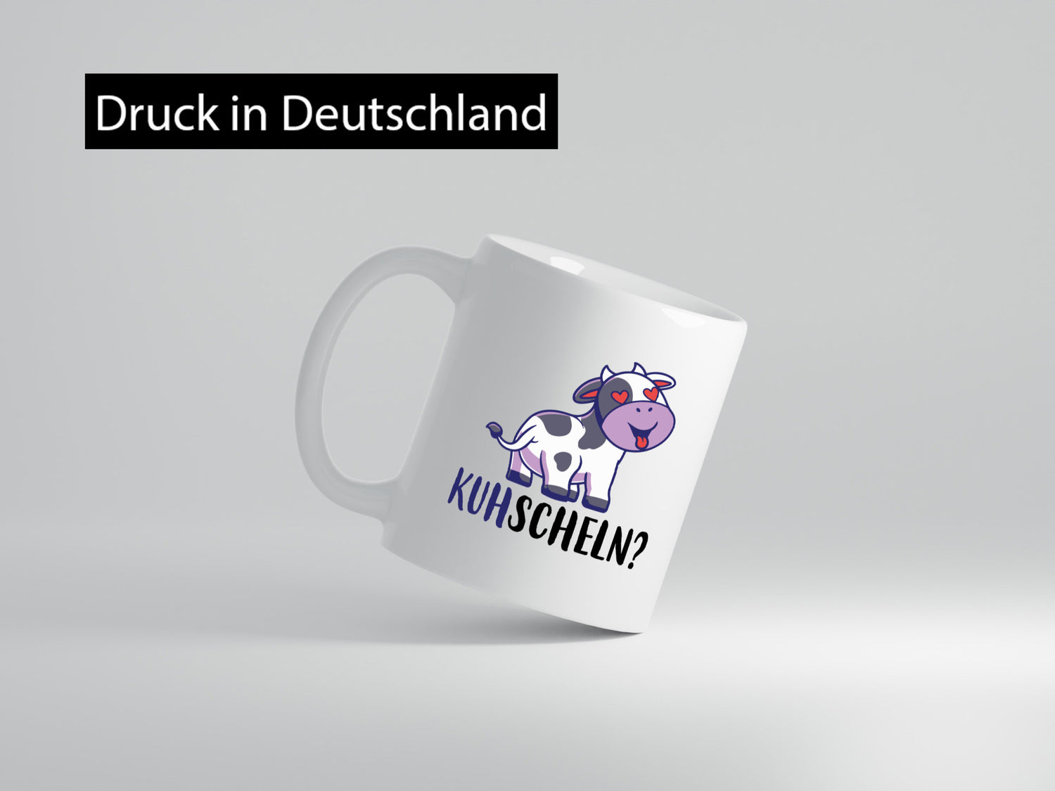 Kuhscheln | Kuh Kuscheln Paar Geschenk Humor Geschenkidee lustiger Spruch Tasse