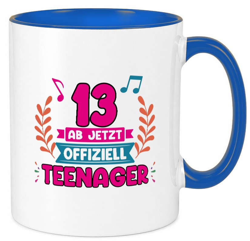 13. Geburtstag | Mädchen Tasse Teenager Spruch vl10 Geschenkidee Humor