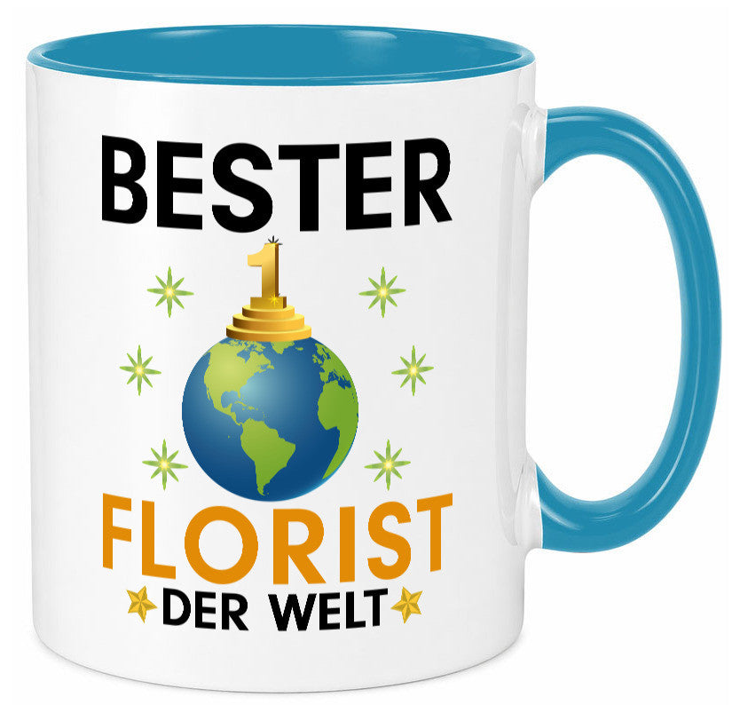 Welt Bester Florist | Blumen Verkäufer Humor Geschenkidee Tasse