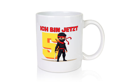 5. Geburtstag | 5 Jahre Ninja Kinder Geschenkidee Humor Tasse