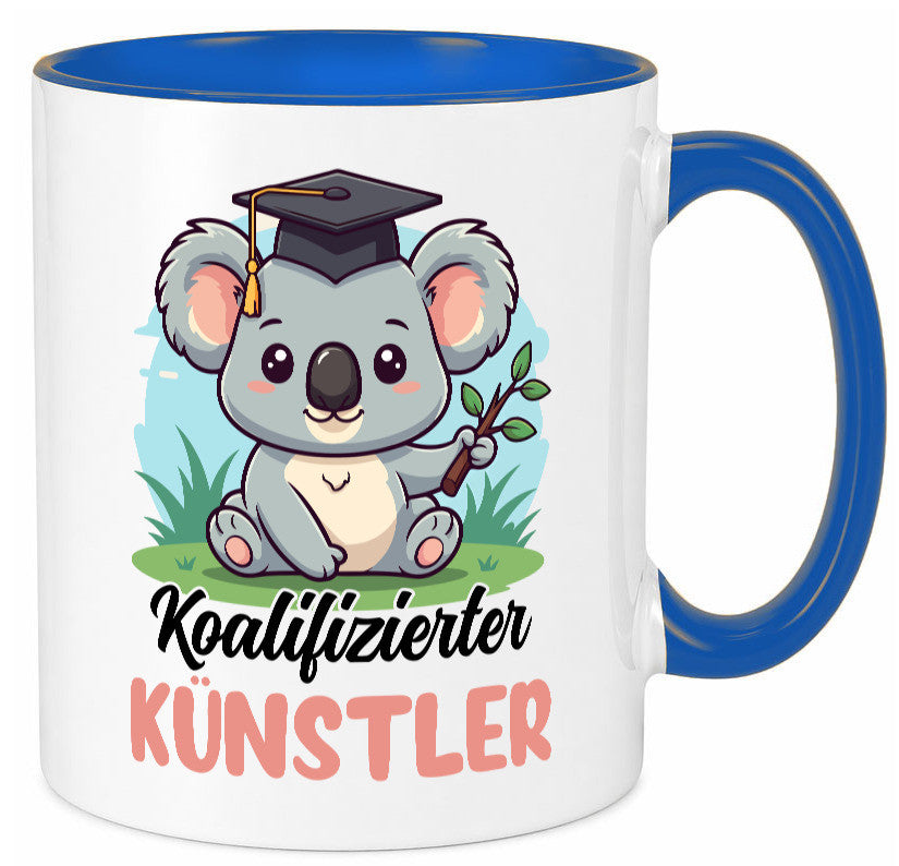 Koalifizierter Künstler | Kunst Humor Geschenkidee Tasse