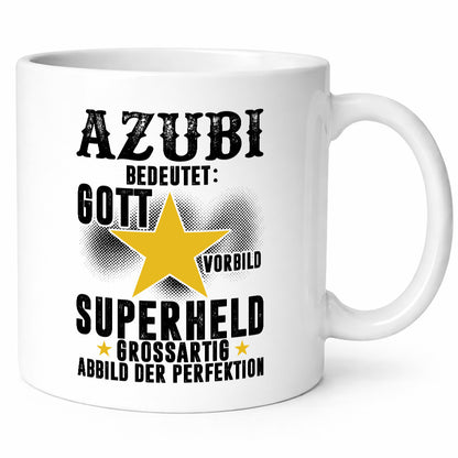 Bedeutung von Azubi | Ausbildung Lehre Lehrling Geschenkidee Humor Tasse