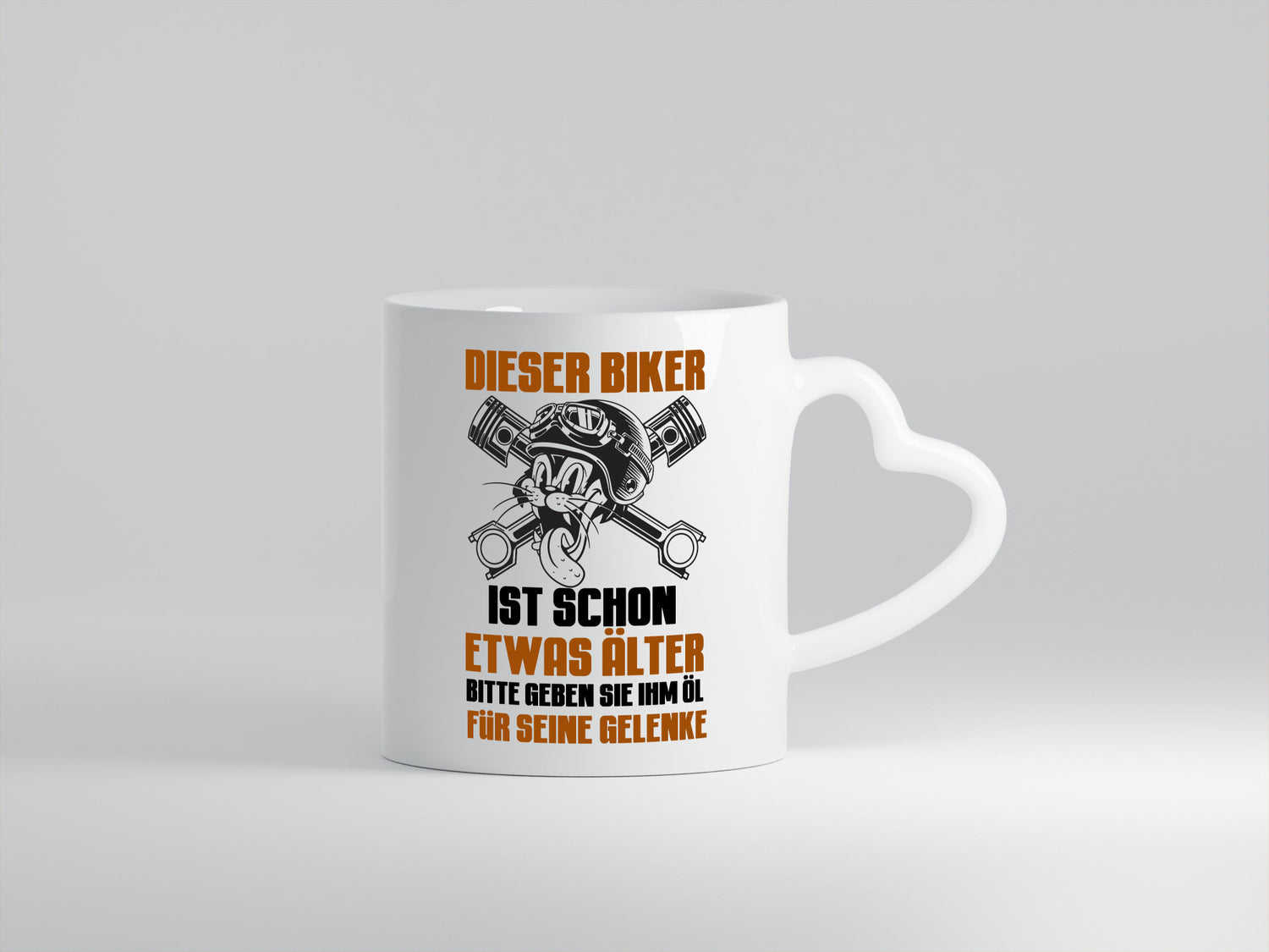 Dieser Biker ist schon älter | öl für die gelenke Geschenkidee Humor Tasse