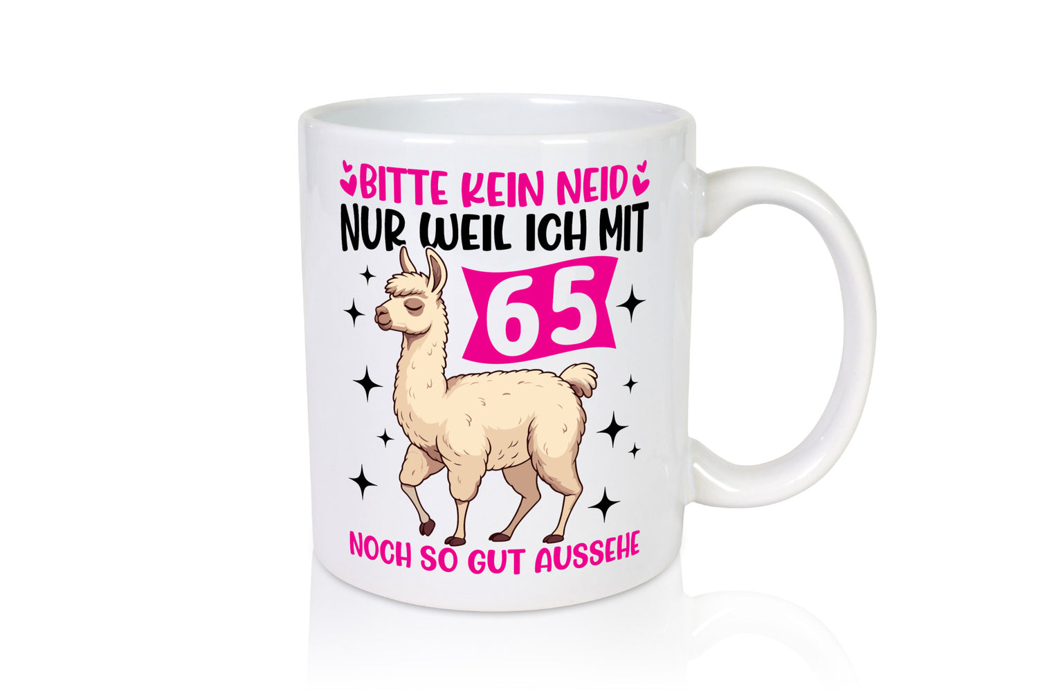 65. Geburtstag | 65 Jahre Lama gut aussehen Geschenkidee Humor Tasse