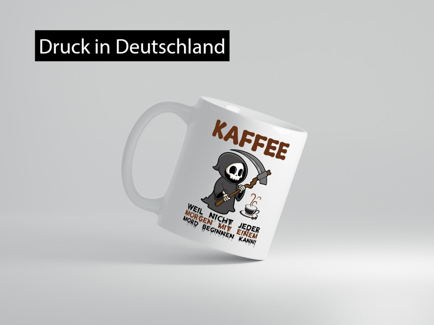 Nicht jeder morgen beginnt mit einem Mord | Sensenmann lustig Humor