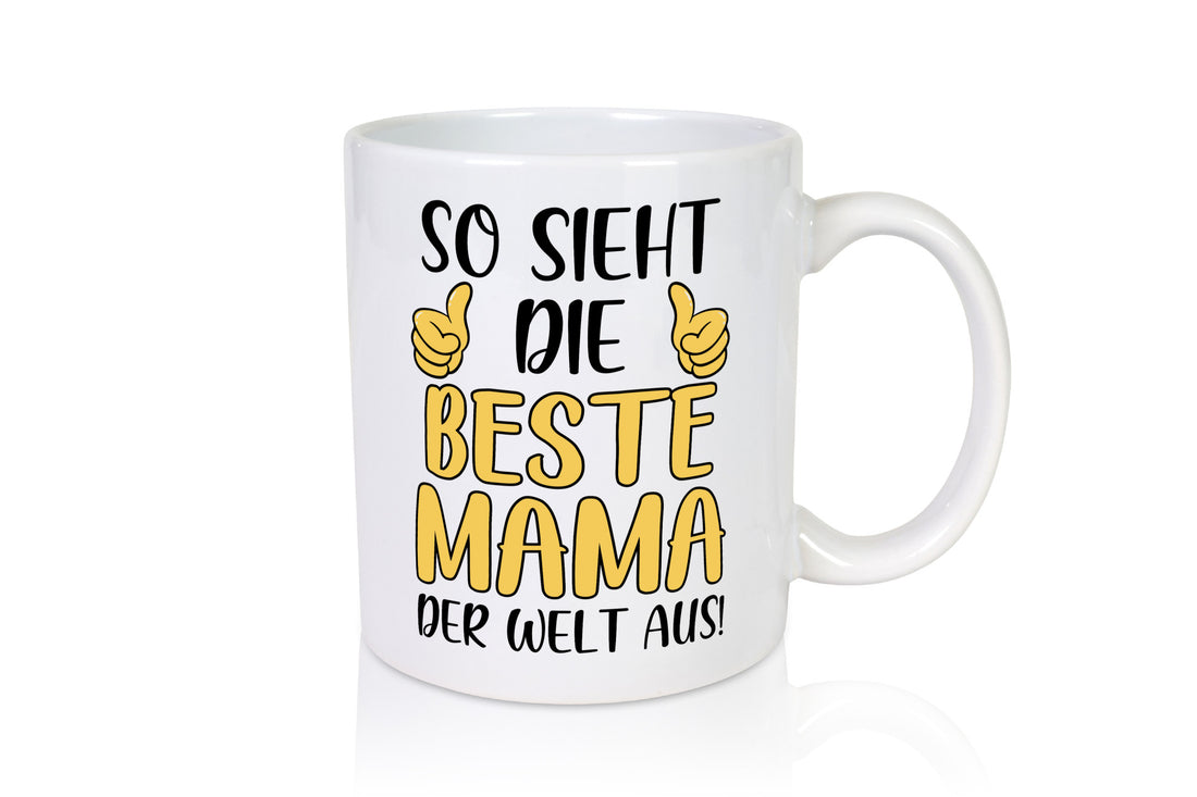 Beste Mama der Welt | Daumen hoch Geschenk Familie Geschenkidee lustiger Spruch