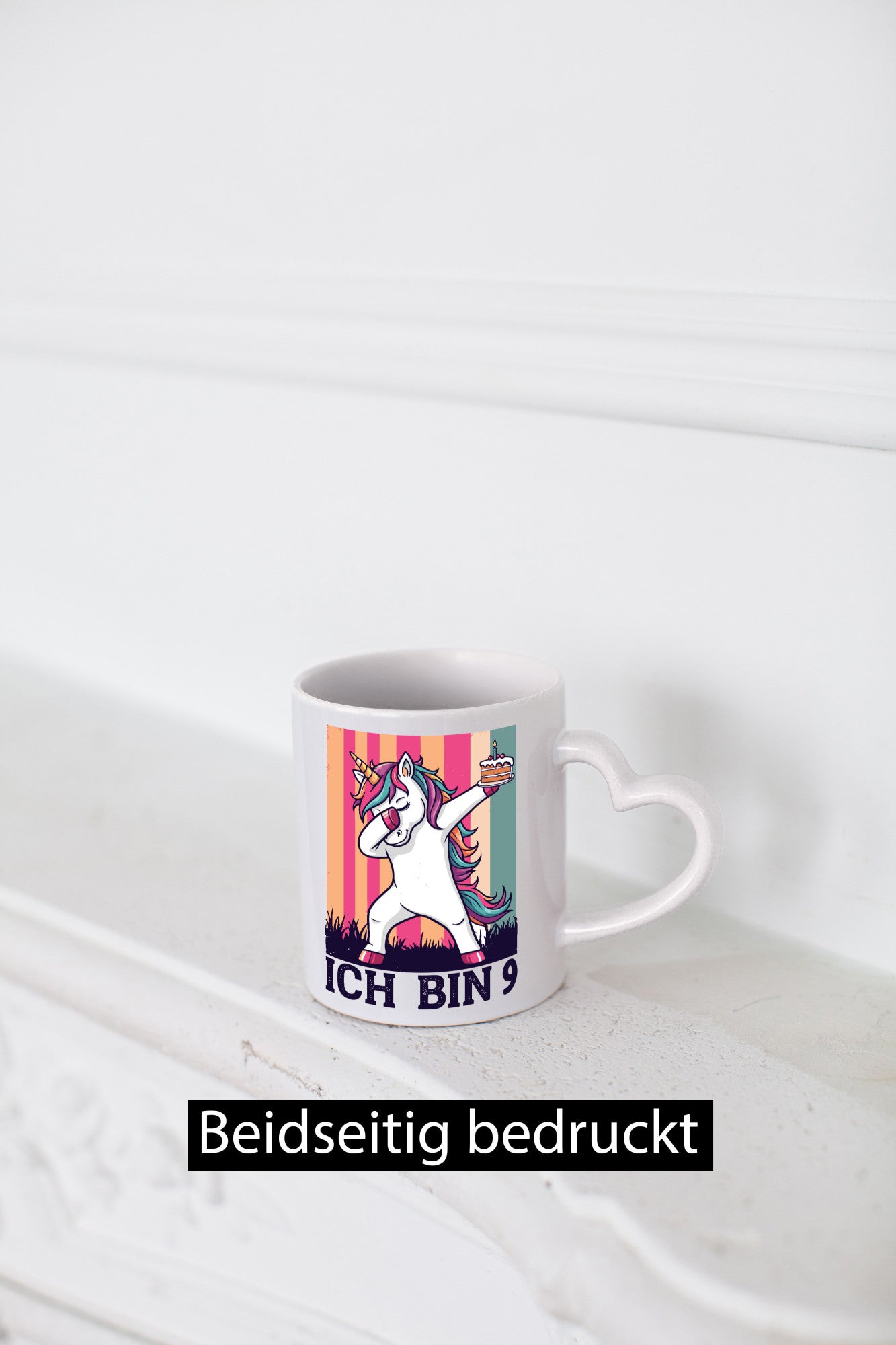 9 Geburtstag | Einhorn Damping Mädchen Humor Geschenkidee Tasse
