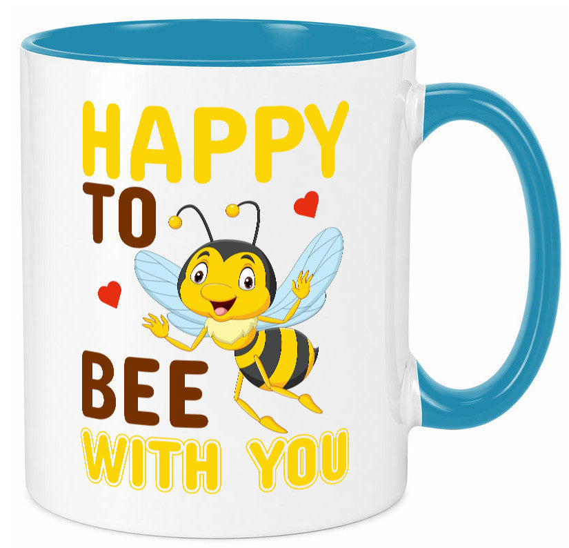 Happy Bee | Beziehung Tasse Freundschaft Bienen Humor Geschenkidee