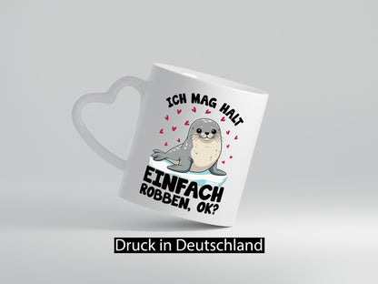 Ich mag halt einfach robben ok | Seelöwe lustig Humor Geschenkidee Geschenk