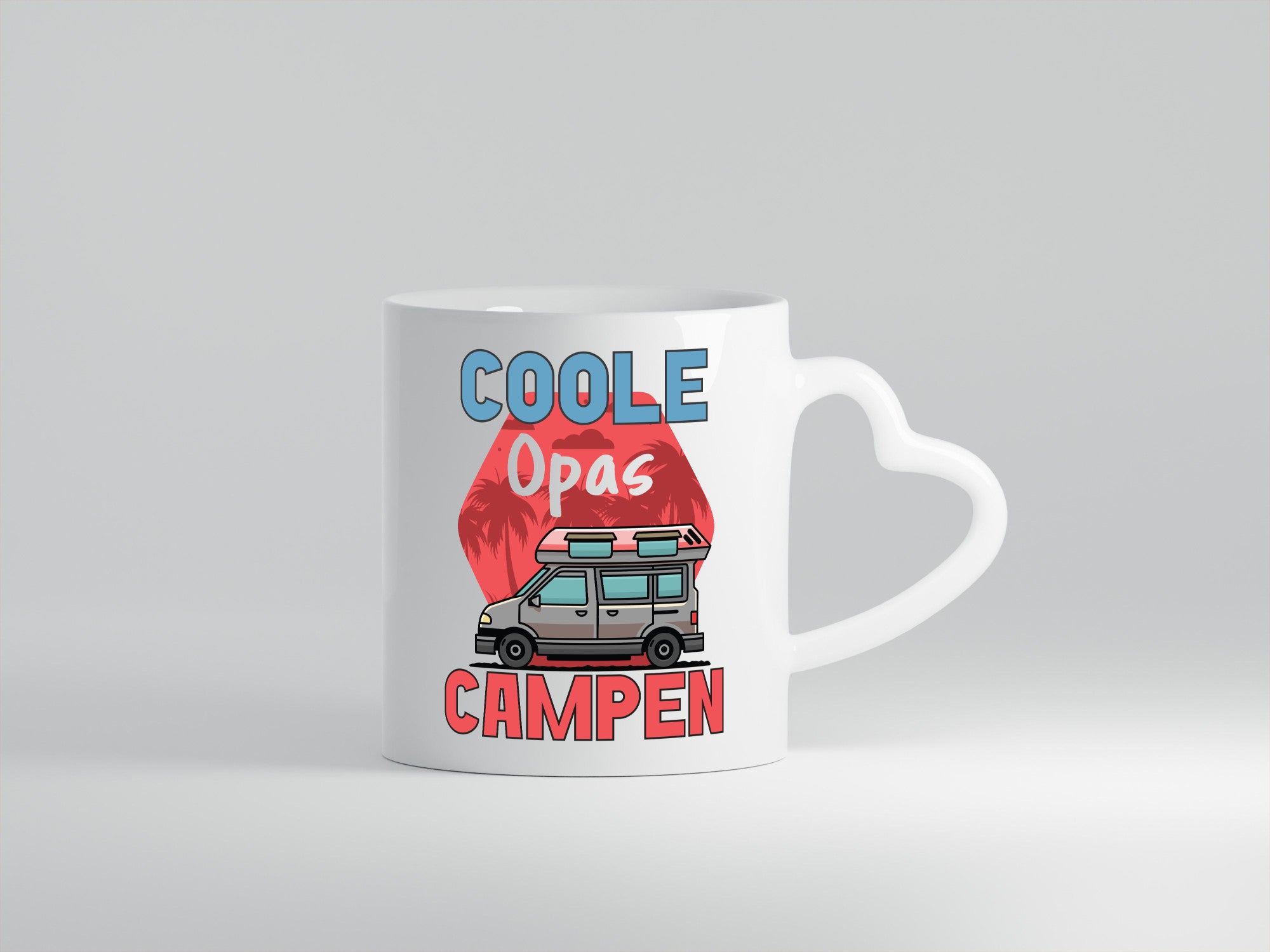 Coole Opas campen | Campingwagen Palmen Geschenk Familie Geschenkidee lustiger