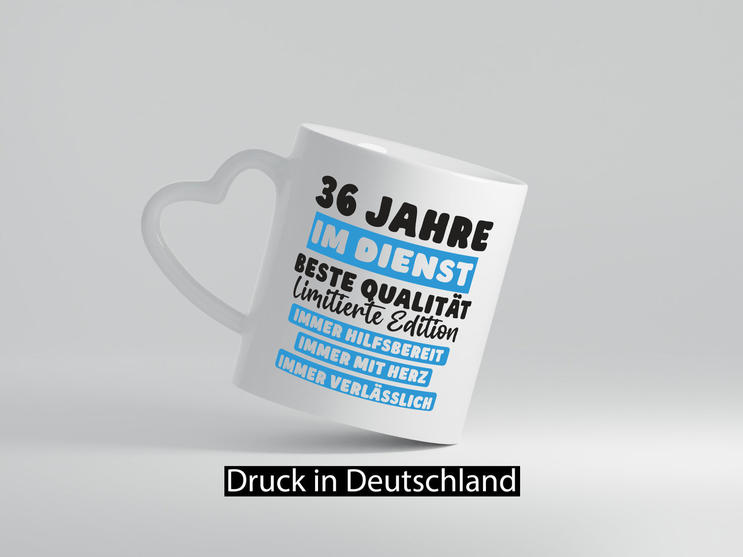 36 Jahre im Dienst | Jubiläum Arbeit v6 lustiger Spruch Geschenk Kollegen Büro