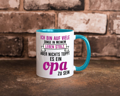 Opa Tasse | Stolzer Großvater Vatertag Enkelkinder Geschenk Familie