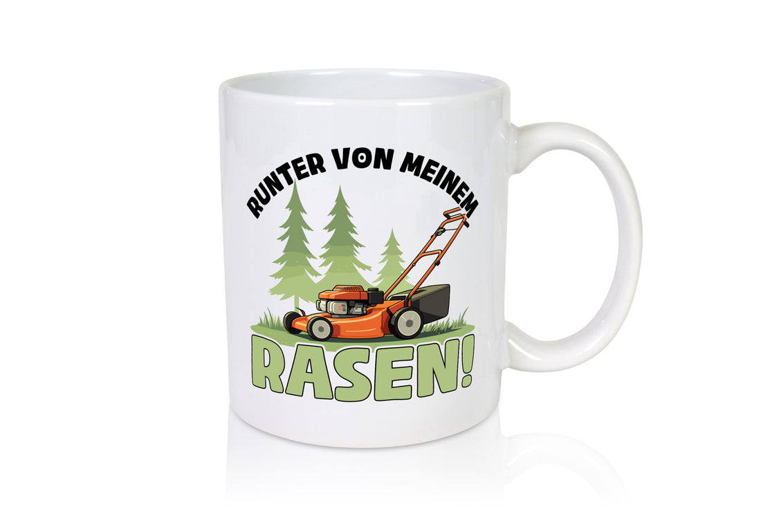 Runter von meinem Rasen | Garten Rasenmäher v2 lustig Humor Geschenkidee