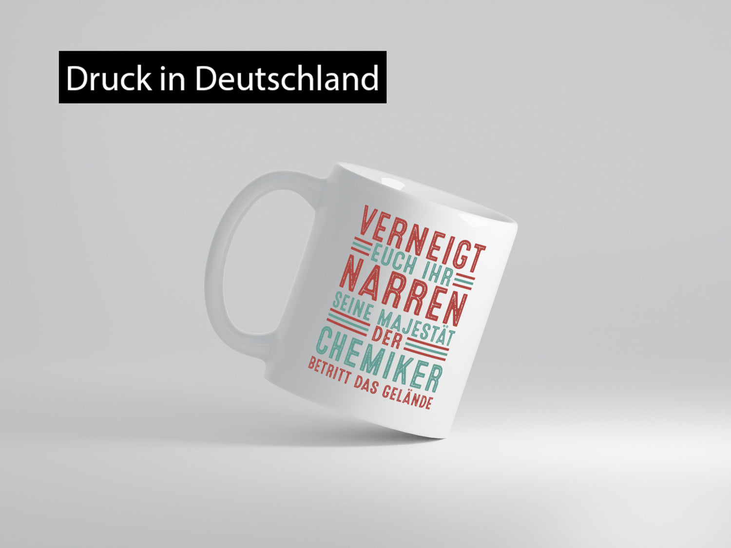 Verneigt euch: Chemiker | Chemie Labor v2 lustiger Spruch Geschenk Humor
