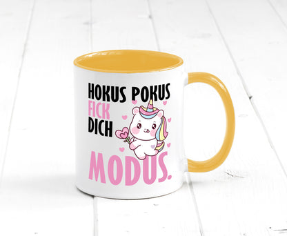 Hokus Pokus lustiger Spruch Geschenk Humor Geschenkidee Tasse