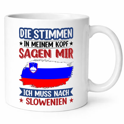 Slowenien | Urlaub Stimmen in meinem Kopf Traumland v2 Geschenk Humor