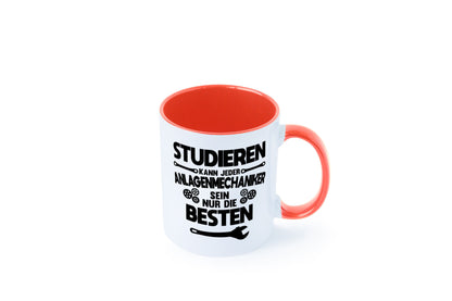 Nur die besten werden Anlagenmechaniker Humor Geschenkidee Tasse