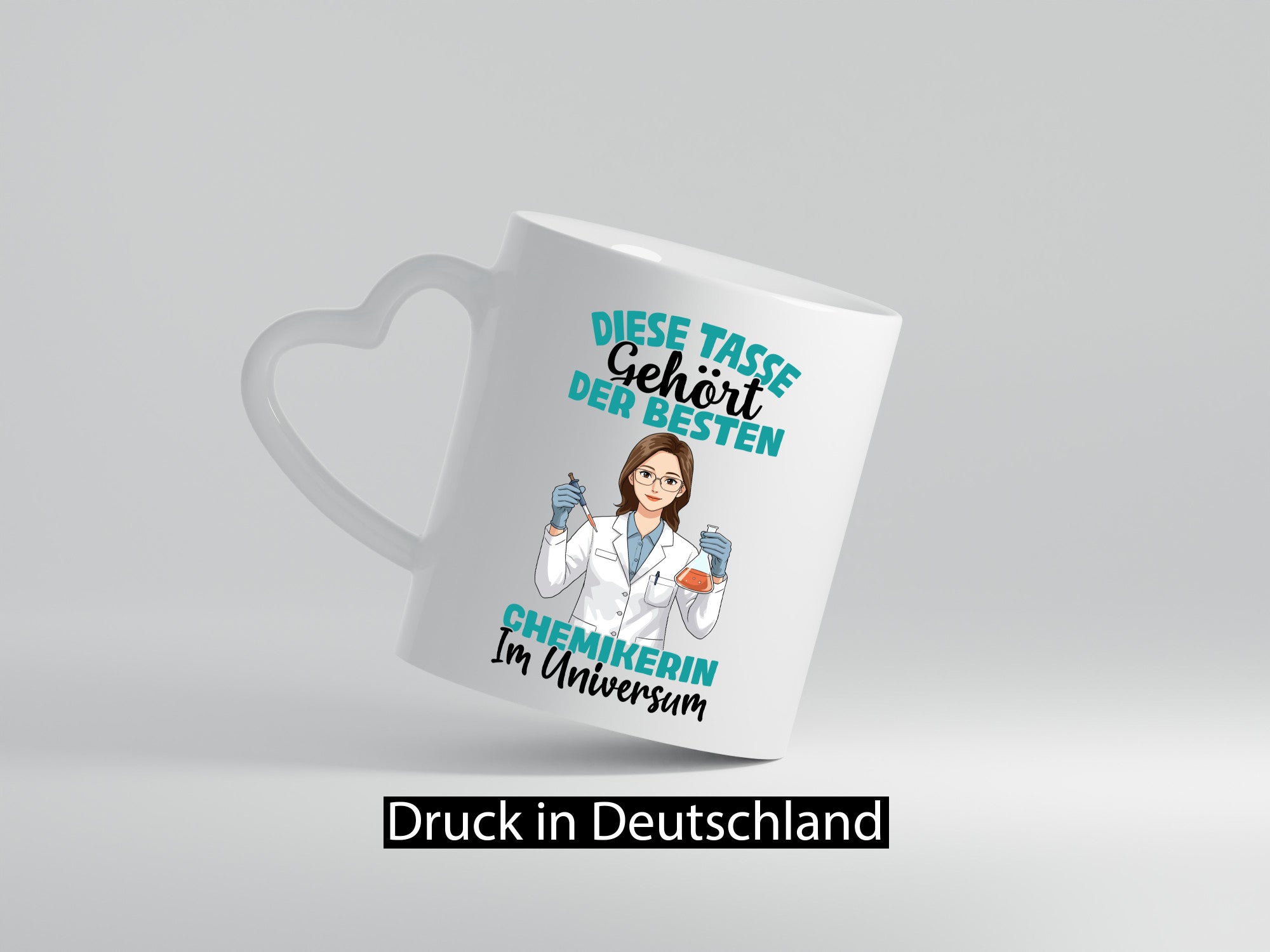 Im Universum: Chemikerin | Chemie Labor lustiger Spruch Geschenk Humor