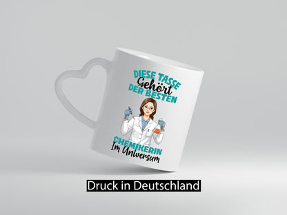 Im Universum: Chemikerin | Chemie Labor lustiger Spruch Geschenk Humor