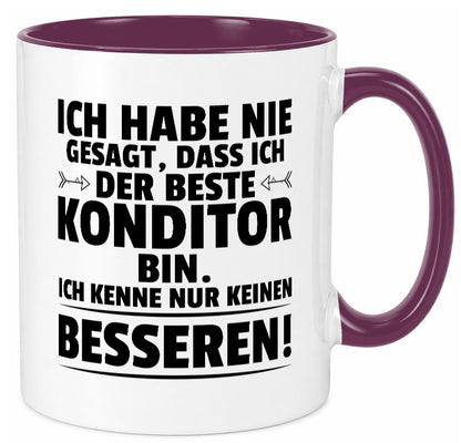 Der Beste Konditor | Konditorei Geschenkidee Humor Tasse