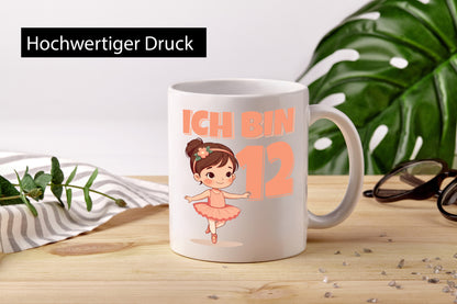 12 Geburtstag | Jahre Ballerina Mädchen Ballet Geschenkidee Humor Tasse