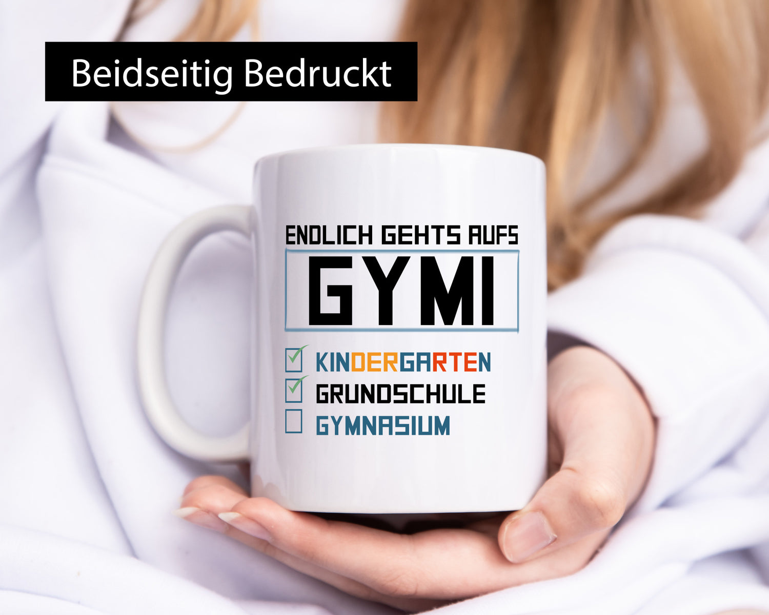 Gymnasium | 5. Klasse Oberschule Übergang v2 Humor Geschenkidee Tasse