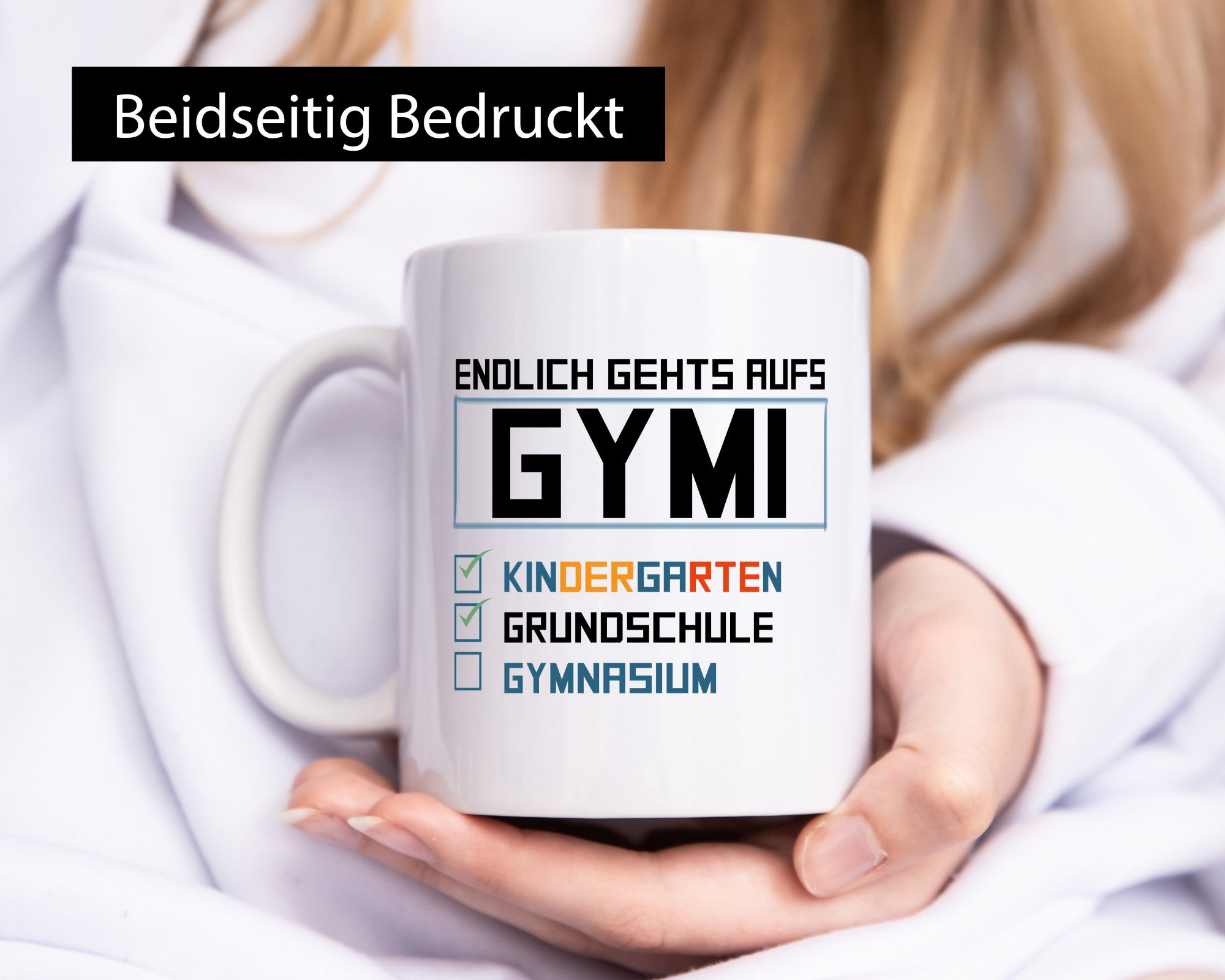 Gymnasium | 5. Klasse Oberschule Übergang v2 Humor Geschenkidee Tasse
