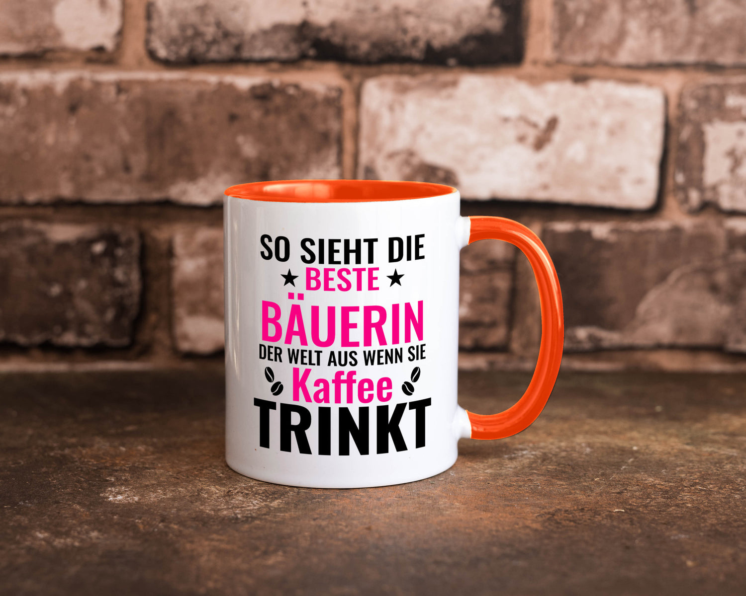 Kaffee trinkt: Bäuerin | Bauernhof Landwirtschaft Geschenk Humor Geschenkidee
