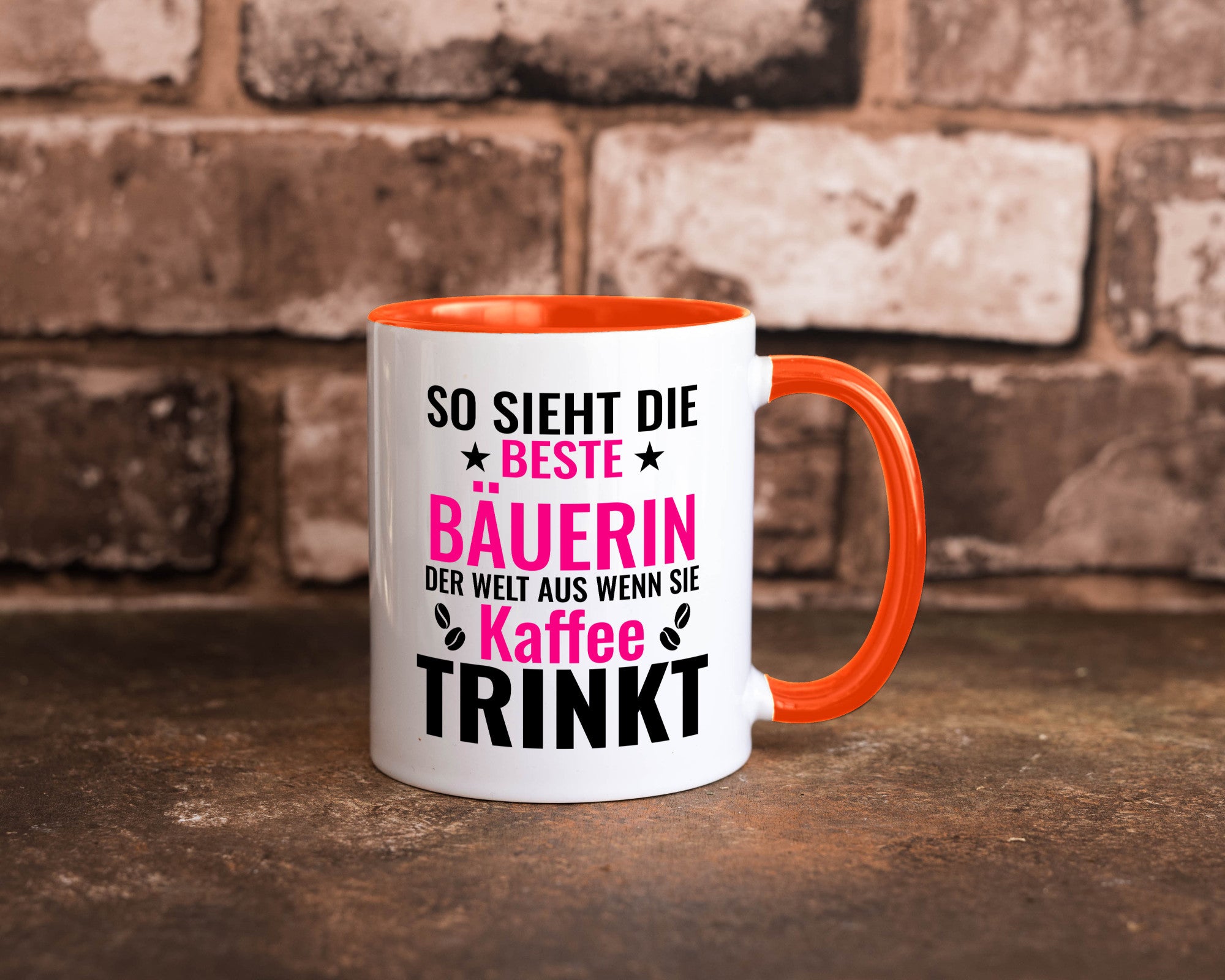 Kaffee trinkt: Bäuerin | Bauernhof Landwirtschaft Geschenk Humor Geschenkidee