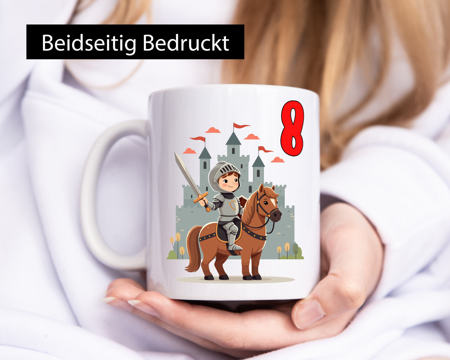8. Geburtstag | 8 Jahre Ritter Junge Schloss Geschenk Geschenkidee lustiger