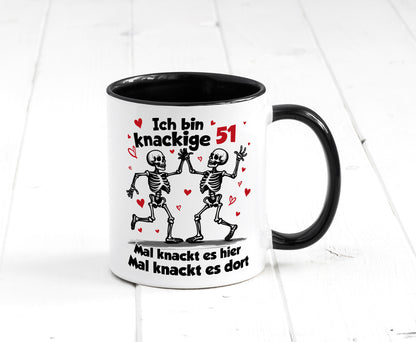 51. Geburtstag | Knackige 51 Ich bin alt v2 Humor Geschenkidee Tasse