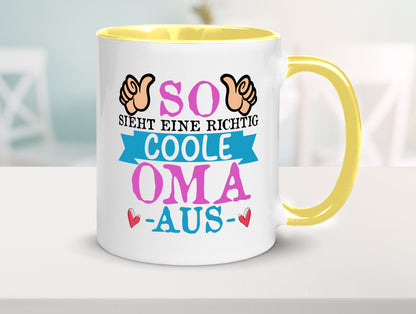 So sieht eine richtig Coole Oma aus | Großmutter Humor Familie Geschenkidee