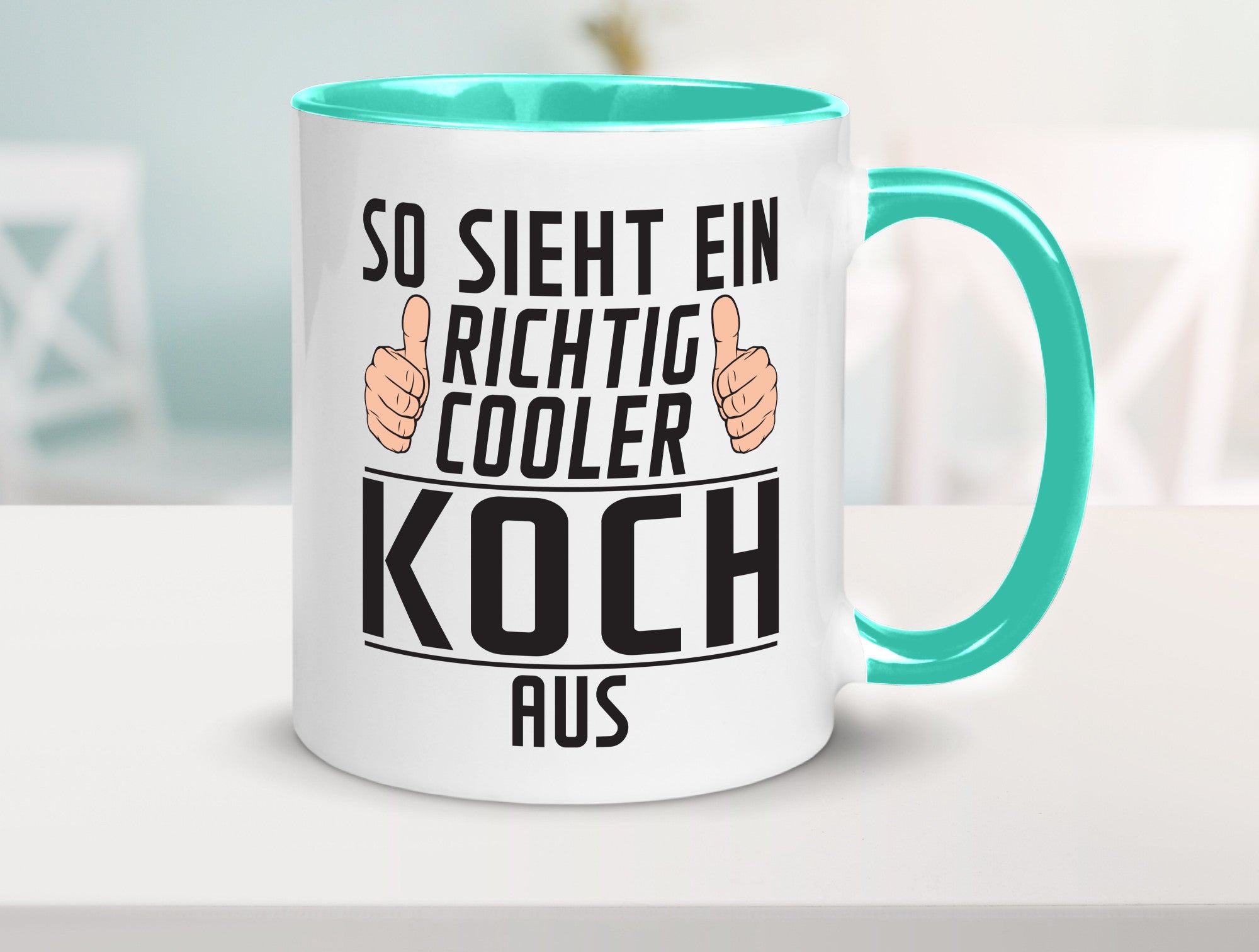 Richtig Cooler Koch | Chefkoch Humor Arbeit Kollegen Büro Geschenkidee Tasse