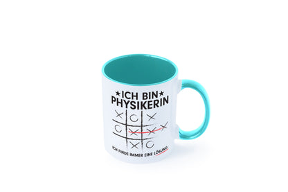 Löse Probleme: Physikerin | Physik Humor Geschenkidee Tasse