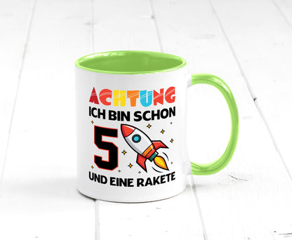 5. Geburtstag | Rakete Weltraum 5 Jahre Galaxy lustig Geschenkidee Geschenk