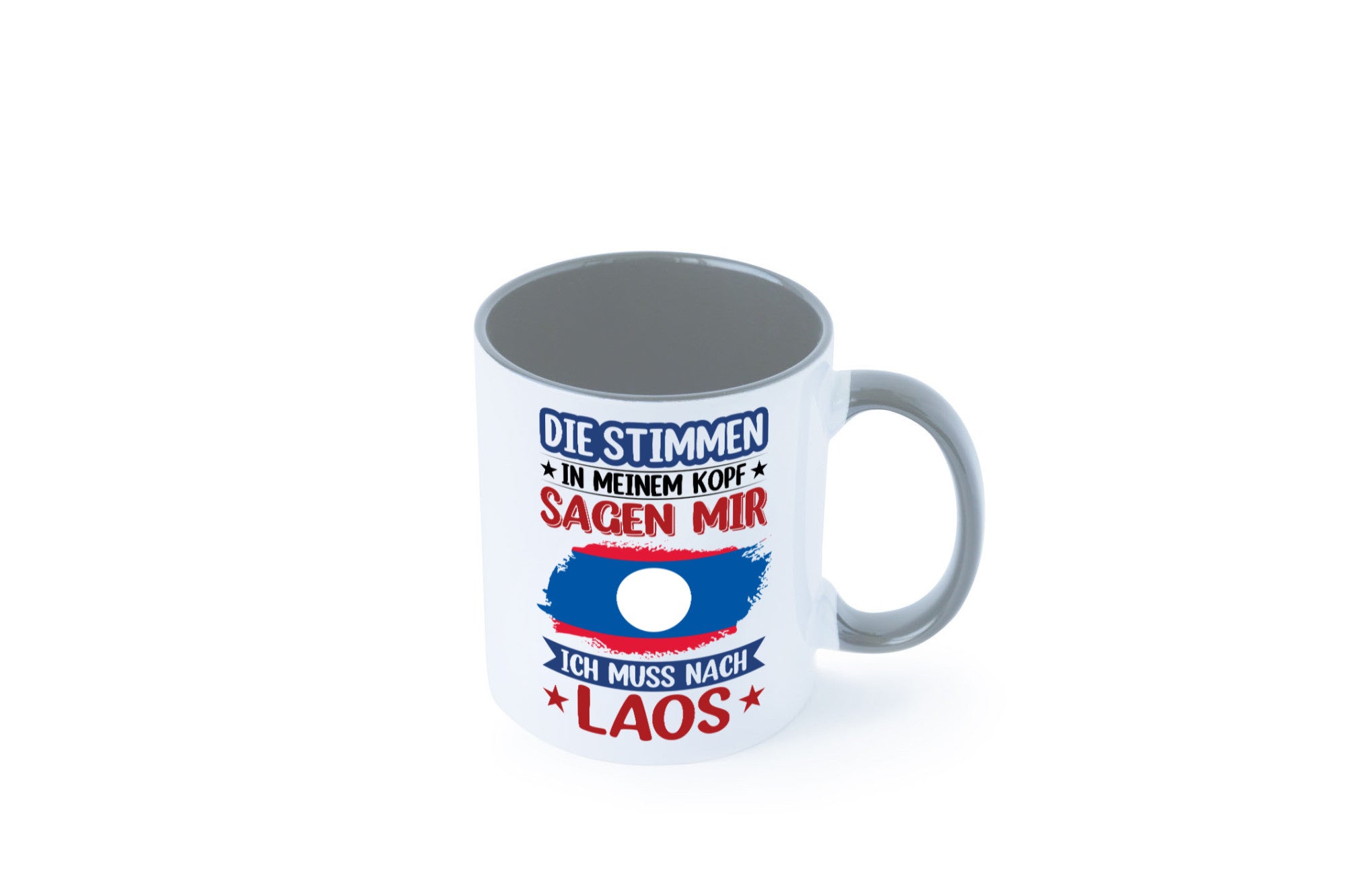 Laos | Urlaub Stimmen in meinem Kopf Traumland lustig Humor Geschenkidee