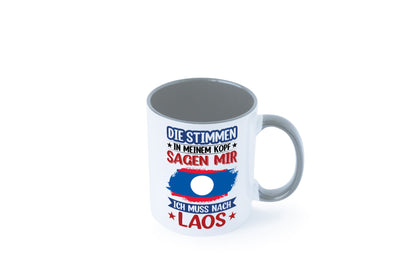 Laos | Urlaub Stimmen in meinem Kopf Traumland lustig Humor Geschenkidee