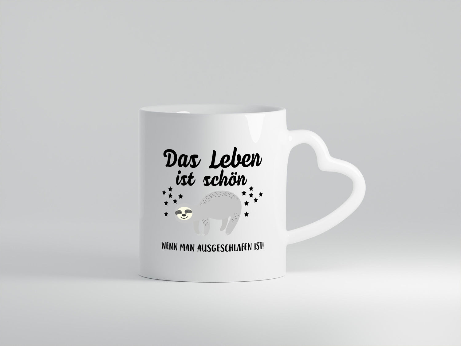 Schön ausgeschlafen | Morgenmuffel Motiv müde Geschenkidee Humor Tasse
